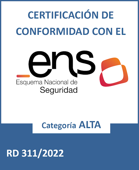 Certificación de conformidad con el Esquema Nacional de Seguridad